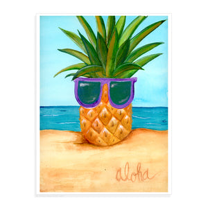 Pineapple in Sunglasses - Pueo Gallery