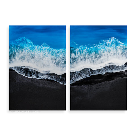 Black Sand Diptych - Pueo Gallery