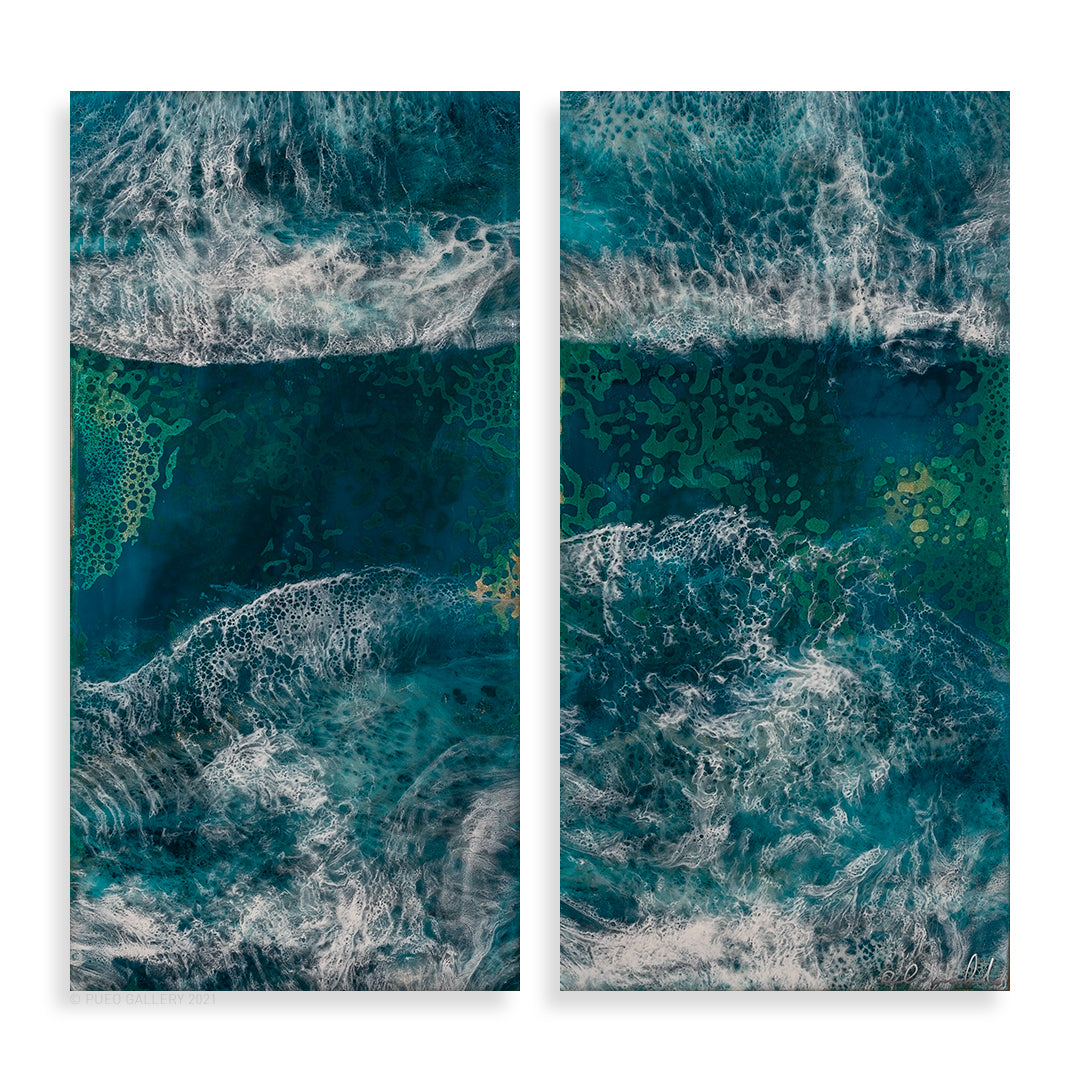 Reef diptych - Pueo Gallery