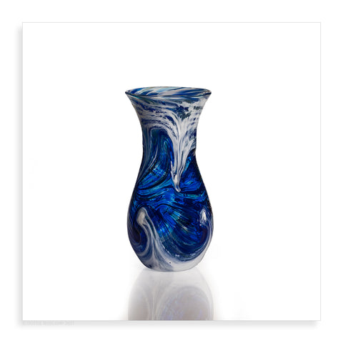 Small Straight Ocean Spray Vase - Pueo Gallery