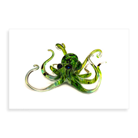Small Spring Green Octopus - Pueo Gallery
